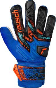 Rękawice bramkarskie Reusch Attrakt Starter Solid Junior niebiesko-czarne 5572514 4467 6,5 2