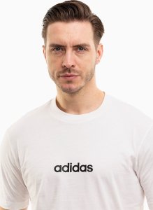Adidas Koszulka męska adidas Essentials Linear Single biała JE9000 2XL 3