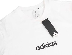Adidas Koszulka męska adidas Essentials Linear Single biała JE9000 2XL 5