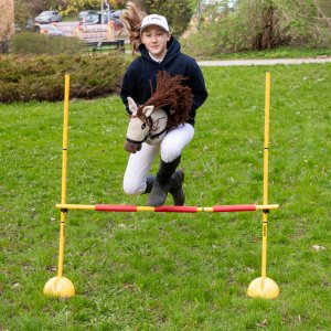 Froster Hobby Horse Skippi A3 - Biszkopt - Jasny beż i brąz - kantar i wodze 3