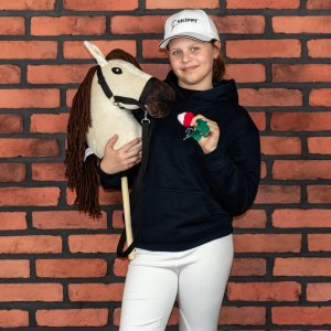 Froster Hobby Horse Skippi A3 - Biszkopt - Jasny beż i brąz - kantar i wodze 6