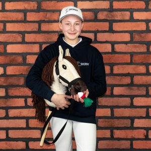 Froster Hobby Horse Skippi A3 - Biszkopt - Jasny beż i brąz - kantar i wodze 8