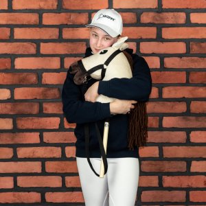 Froster Hobby Horse Skippi A3 - Biszkopt - Jasny beż i brąz - kantar i wodze 10