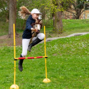 Froster Hobby Horse Skippi A3 - Karmelowy - Beżowy - kantar i wodze w zestawie 3