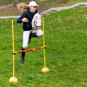 Froster Hobby Horse Skippi A3 - Almond - Ecru - Jasny beż - kantar i wodze 3