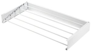 Suszarka na pranie Ścienna Składana METALOWA 80cm Wisząca Rozkładana mocna 1