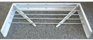 Suszarka na pranie Ścienna Składana METALOWA 80cm Wisząca Rozkładana mocna 8