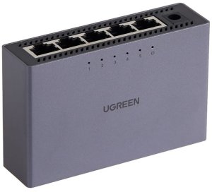 Przełącznik Switch UGREEN CM633 5-portowy GigaBit Ethernet (czarny) 1