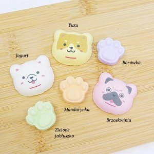 Wafu Ramune & Konpeito - Pieski, ręcznie robione cukierki z Kioto, miks smaków 71g - Kyoto Marun 2