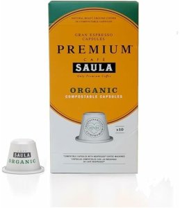 Kawa w Kapsułkach z Etui Saula 30338181 Premium Organic 10Cap Zero 1