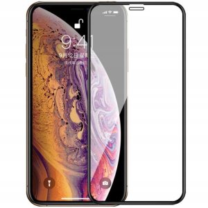SZKŁO HARTOWANE iPhone XS Max / 11 Pro Max Na cały Ekran 5D 1