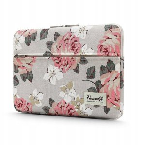 Etui do Laptopa 13-14" Canvaslife White Rose 1