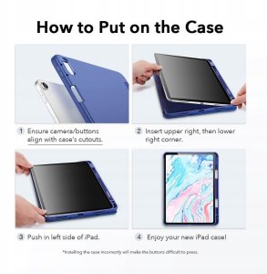 Etui ESR Rebound Pencil do iPad Air 4 2020 Black 14