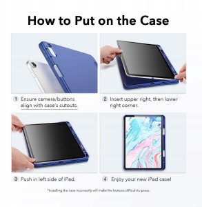 Etui ESR Rebound Pencil do iPad Air 4 2020 Black 8