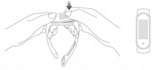 Ciemnoniebieski pasek sportowy do Xiaomi Mi Band 5 3