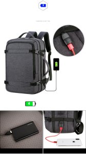 PLECAK NA LAPTOPA BIZNESOWY Plecak Wielofunkcyjny Do Samolotu PODRÓŻNY 3