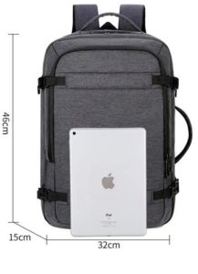 PLECAK NA LAPTOPA BIZNESOWY Plecak Wielofunkcyjny Do Samolotu PODRÓŻNY 7