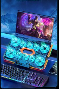 PODSTAWKA PODKŁADKA CHŁODZĄCA POD LAPTOP-A 12-17' 10xWentylator 2