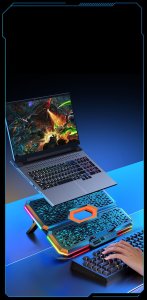 PODSTAWKA PODKŁADKA CHŁODZĄCA POD LAPTOP-A 12-17' 10xWentylator 3