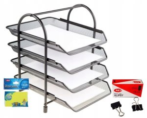 Półka na akta czarna 3