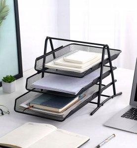 Półka na akta srebrna 5