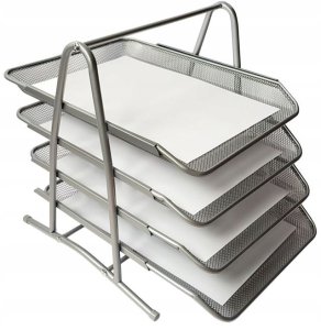 Półka na akta srebrna 7