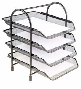 Półka na akta srebrna 8