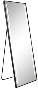 Lustro do Garderoby Home ESPRIT Czarny Aluminium 60 x 0,5 x 165 cm 1