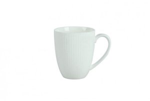 MUG VERTICAL LINES WHITE 370ML 2