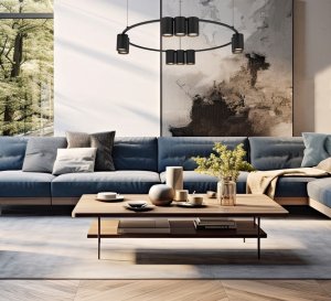 Lampa wisząca Domoletti PENDANT LIGHT PORI 10XGU10 ML0373 BLACK 2