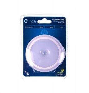 E-LIGHT LUMINAIRE MOUNTED 0.8W 50LM 4000K 3XAAA 3