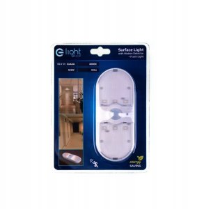 E-LIGHT LUMINAIRE MOUNTED 0.5W 35LM 4000K 3XAAA 14