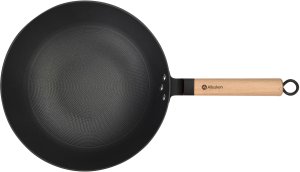Wok żeliwny RODELUXE 30cm 2