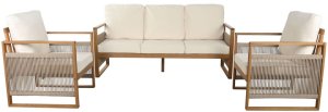 Kanapa ogrodowa Home ESPRIT Biały Brązowy 182 x 72 x 80 cm 1