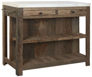 Urządzenie kuchenne Home ESPRIT Biały Naturalny 120 x 60 x 97 cm 131 x 61,5 x 97 cm 1