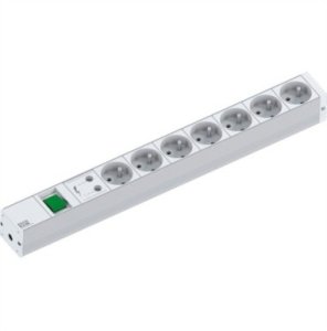 Listwa 19-gniazdowa BACHMANN 1U 7xUTE 1xswitch 1xSPD, 2 m 1