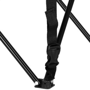 Zestaw kempingowy stolik i 2 krzesła, składane meble turystyczne czarno-beżowy UNIWERSALNY 11