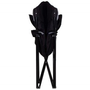 Zestaw kempingowy stolik i 2 krzesła, składane meble turystyczne czarno-beżowy UNIWERSALNY 9