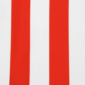 Leżak drewniany ogrodowy z 3-stopniową regulacją składany plażowy pasy biało-czerwone UNIWERSALNY 12