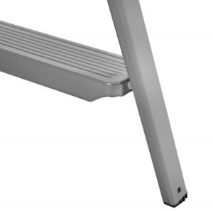 Drabina stalowa składana 4-stopniowa wys. 146 cm antypoślizgowa do 150 kg domowa UNIWERSALNY 8