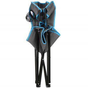 Zestaw kempingowy stolik i 2 krzesła z oparciem, składane meble turystyczne wędkarskie UNIWERSALNY 16