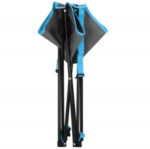 Zestaw kempingowy stolik i 2 krzesła z oparciem, składane meble turystyczne wędkarskie UNIWERSALNY 23