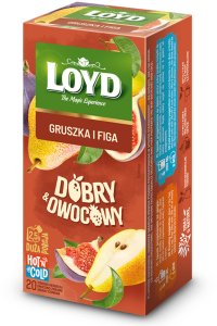 LOYD Herbata na ciepło i zimno gruszka & figa 20x2,5g 1