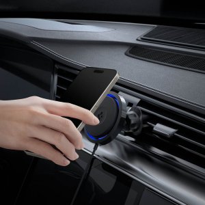 Ładowarka Spigen Spigen OneTap Pro 3 Cryomax MagSafe Car Wireless Charger (Air Vent), black 6