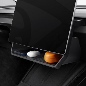 Spigen Spigen Tesla Under Screen Storage Organizer, black - Tesla Model 3 2024 2