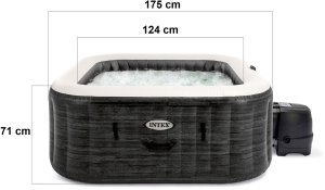 SPA ogrodowe Intex Dmuchane SPA z hydromasażem 4 osobowe INTEX 28450 + Generator chloru 3