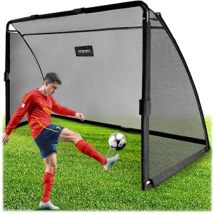 Bramka do piłki nożnej 300 x 200 x 90 cm NS-497 czarna 1