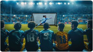 Bramka do piłki nożnej 300 x 200 x 90 cm NS-497 czarna 8