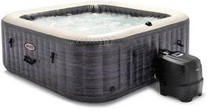 SPA ogrodowe Intex Dmuchane SPA z hydromasażem 6 osobowe INTEX 28452 Hydromasaż 28452NP LED APLIKACJA 15