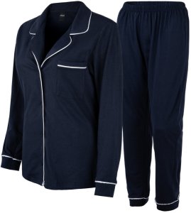 Piżama damska długa HEYO HPD06 guziki XL 1